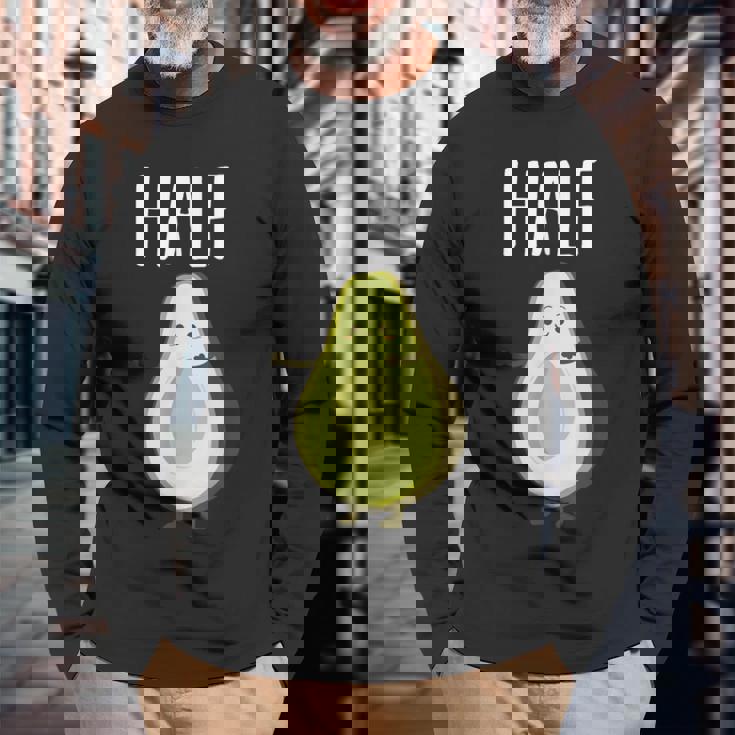 Mejor Medio Aguacate A Juego Pareja Aniversario Boda Keto Camiseta de manga larga Regalos para ancianos