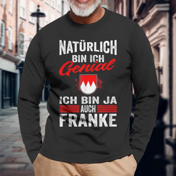 Men's Franke Franken Coat Of Arms Franke Middle Franken Langarmshirts Geschenke für alte Männer