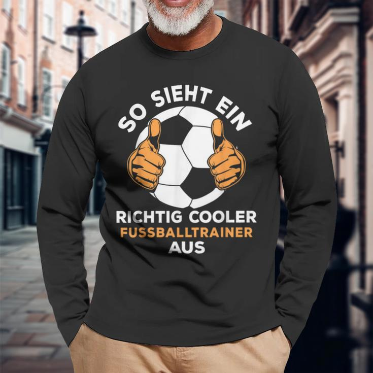 Men's Richtig Cool Football Trainer Black S Langarmshirts Geschenke für alte Männer