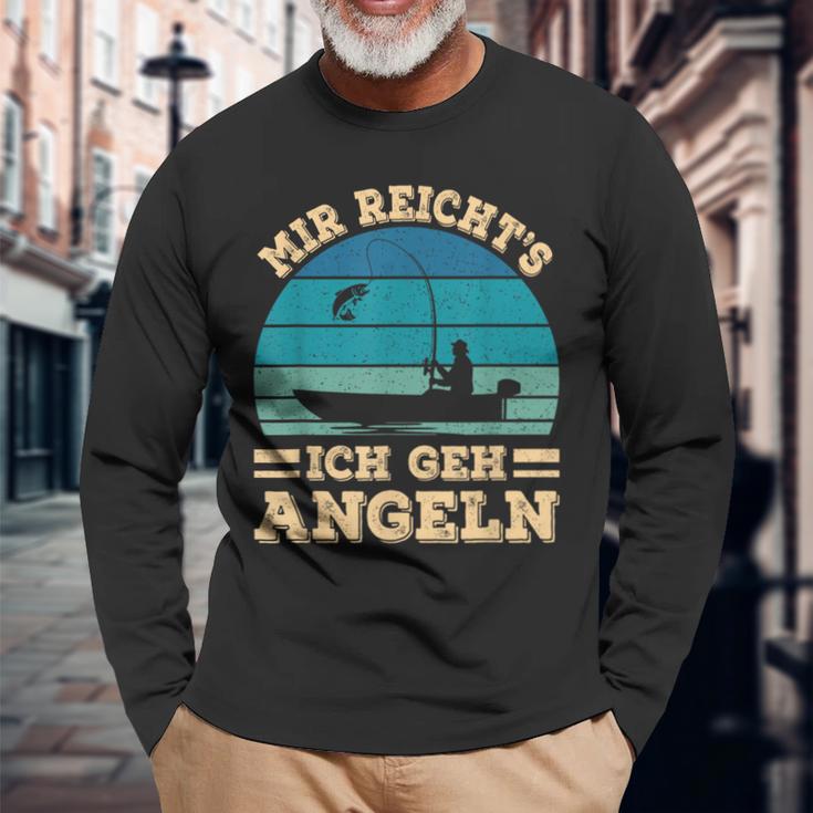 Mir Reicht's Ich Geh Fischer Langarmshirts Geschenke für alte Männer