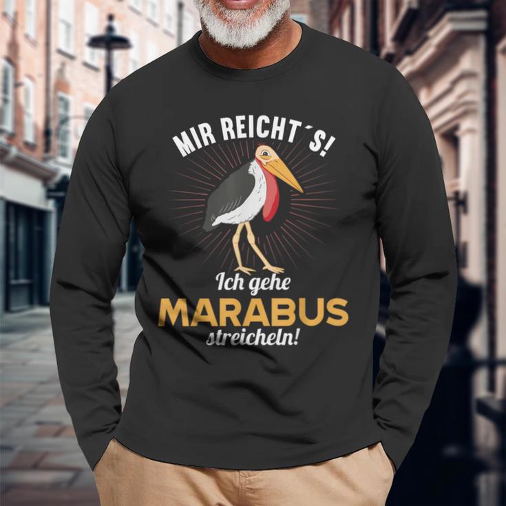 Mir Reichts Ich Gehe Marabus Streichen Langarmshirts Geschenke für alte Männer