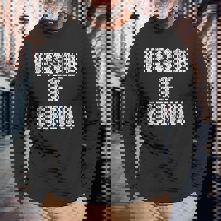 Mission Of Burma Retro Long Sleeve T-Shirt Gifts for Old Men