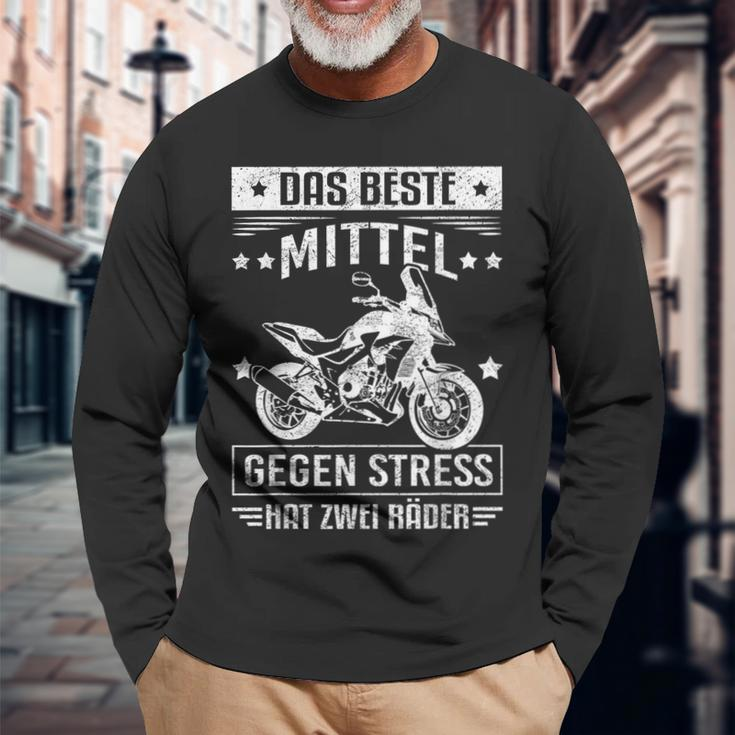 Motorcycle Biker Motorbike For Motorcycle Rider S Langarmshirts Geschenke für alte Männer