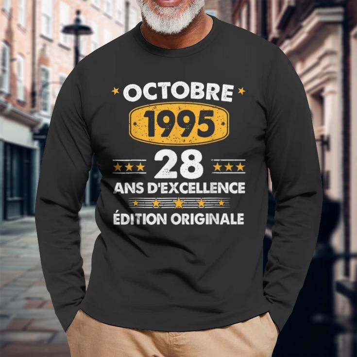 T-shirt 30 Ans 'Né En Octobre 1995' - Cadeau D'anniversaire Homme Ou Femme - 2