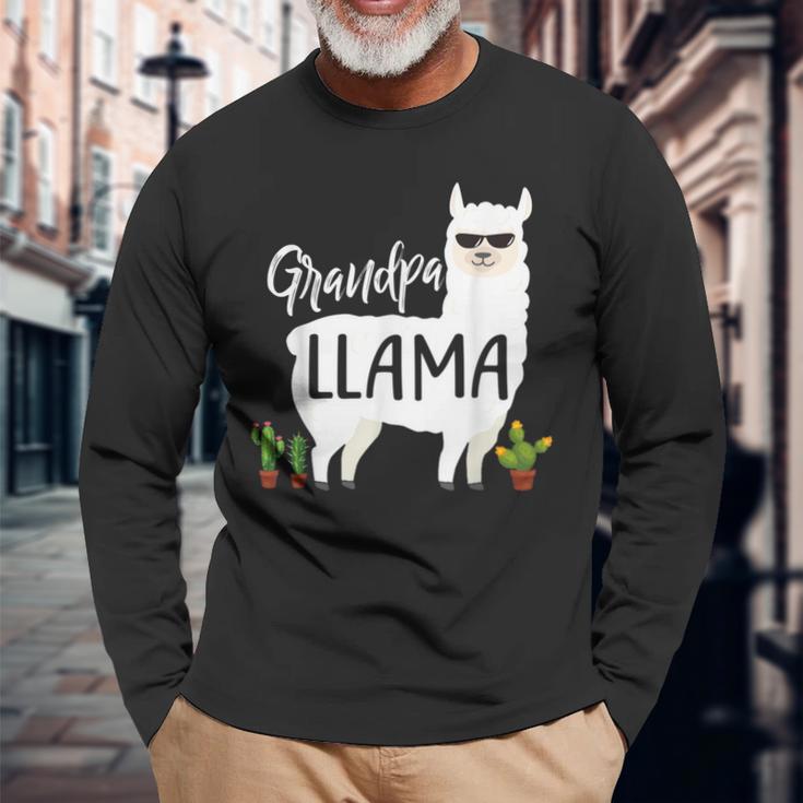 Opa Lama Geschenk Für Männer Papa Langarmshirts Geschenke für alte Männer