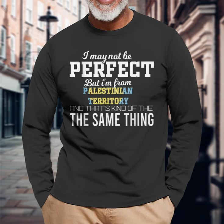 Palestinian Territory Is Perfect Long Sleeve T-Shirt Gifts for Old Men