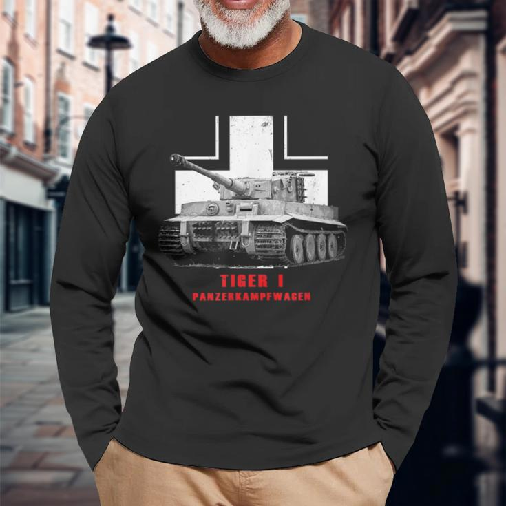 Panzerkampfwagen Tiger I Ww2 Tank Langarmshirts Geschenke für alte Männer