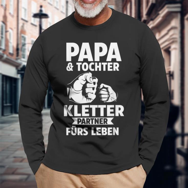 Papa & Tochter Kletterpartner Climbing Langarmshirts Geschenke für alte Männer