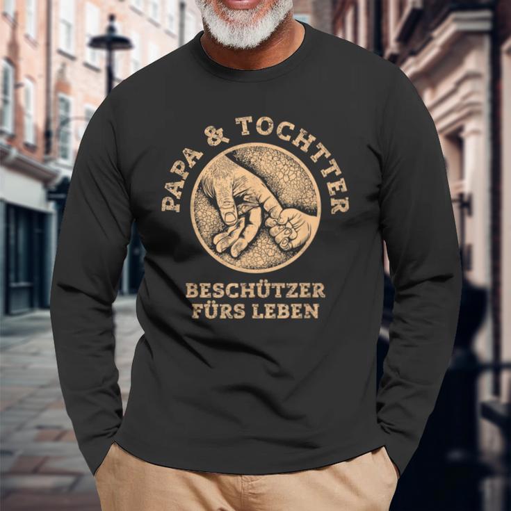 Papa & Tochter Protector For Life Langarmshirts Geschenke für alte Männer