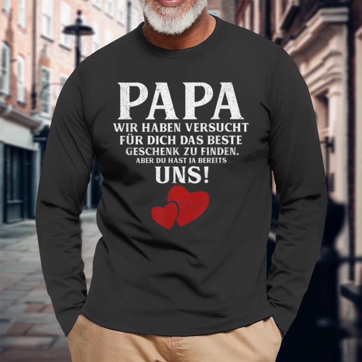 Papa Du Hast Unsater & Tocher Son Partner Look Langarmshirts Geschenke für alte Männer