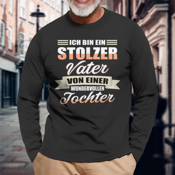 Papa Einer Wundervollen Tochter Papa Einer Wundervollliche Tochter Langarmshirts Geschenke für alte Männer