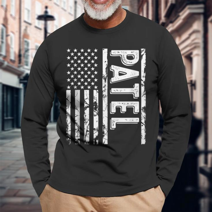 Patel Last Name Surname Team Patel Family Reunion Long Sleeve T-Shirt Gifts for Old Men