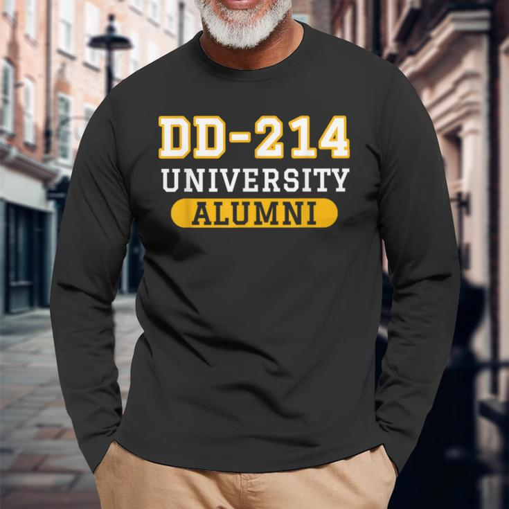 Patriotic Dd-214 Alumni Long Sleeve T-Shirt Gifts for Old Men