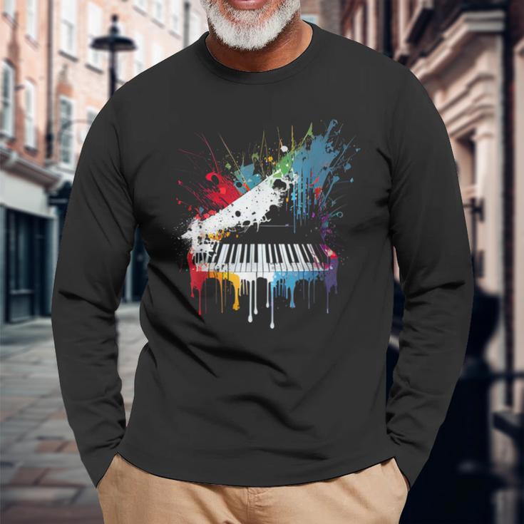 Piano Piano Langarmshirts Geschenke für alte Männer