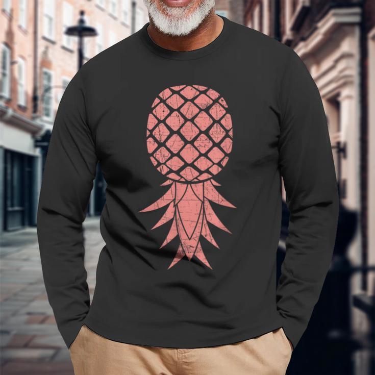 Pineapple Swinger Summer Fruit Gourmetegan Langarmshirts Geschenke für alte Männer