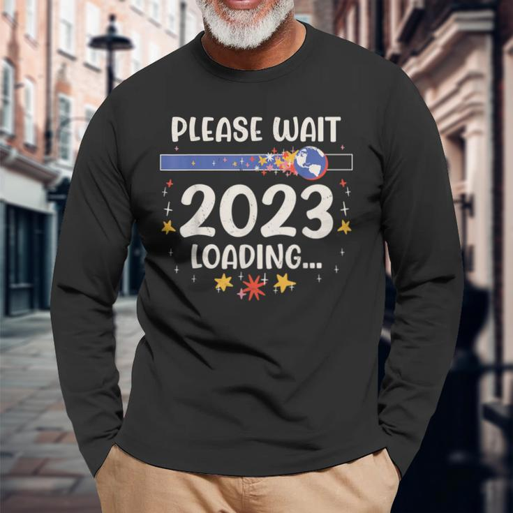 Please Wait 2023 Loading New Year Long Sleeve T-Shirt Gifts for Old Men