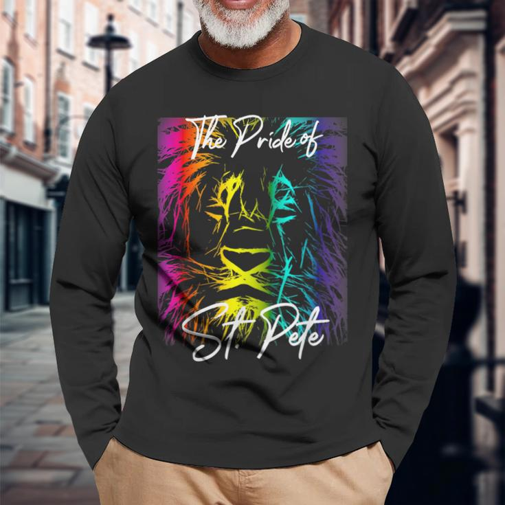Pride Parade -St Pete Long Sleeve T-Shirt Gifts for Old Men