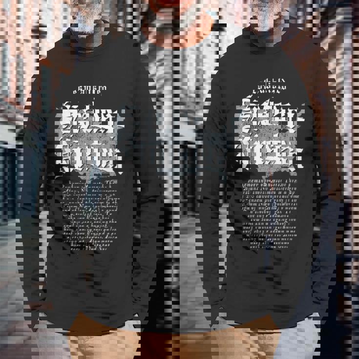 Project Sixn-Ninen Established African American Map Long Sleeve T-Shirt Gifts for Old Men