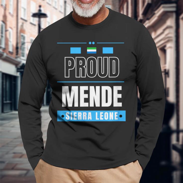 Proud Mende Sierra Leone Culture Favorite Tribe Long Sleeve T-Shirt Gifts for Old Men