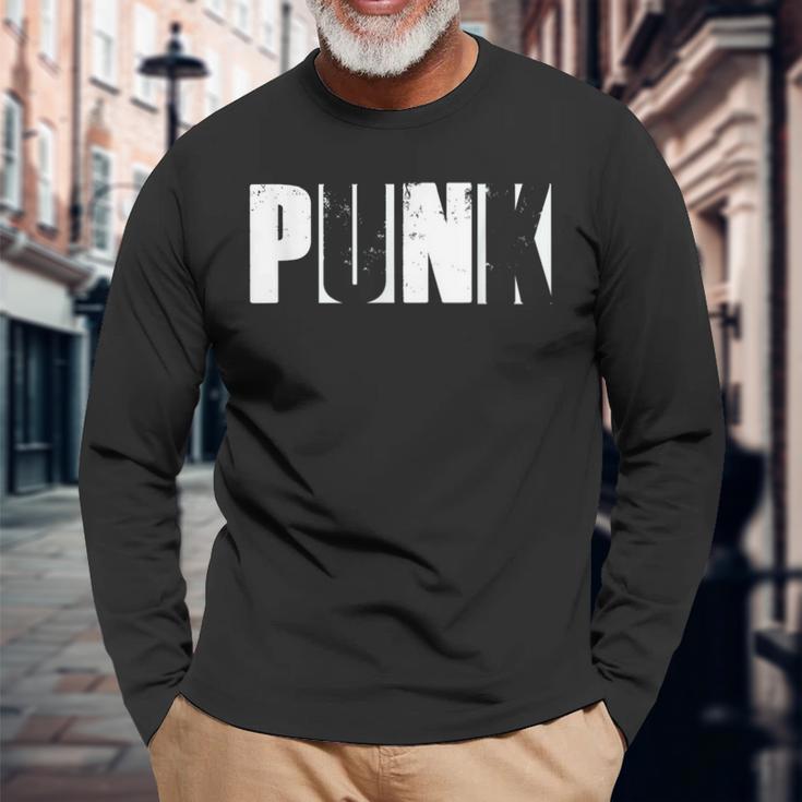 Punk Das Ist Meine Musik Rock Punker Langarmshirts Geschenke für alte Männer