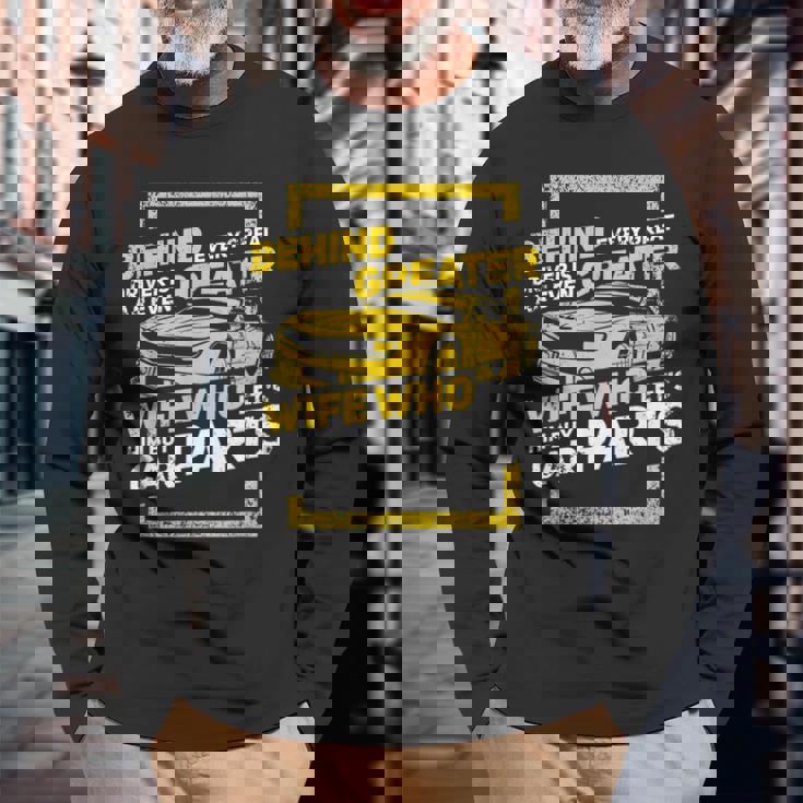 Race Car Outfit For A Race Car Driver Long Sleeve T-Shirt Gifts for Old Men