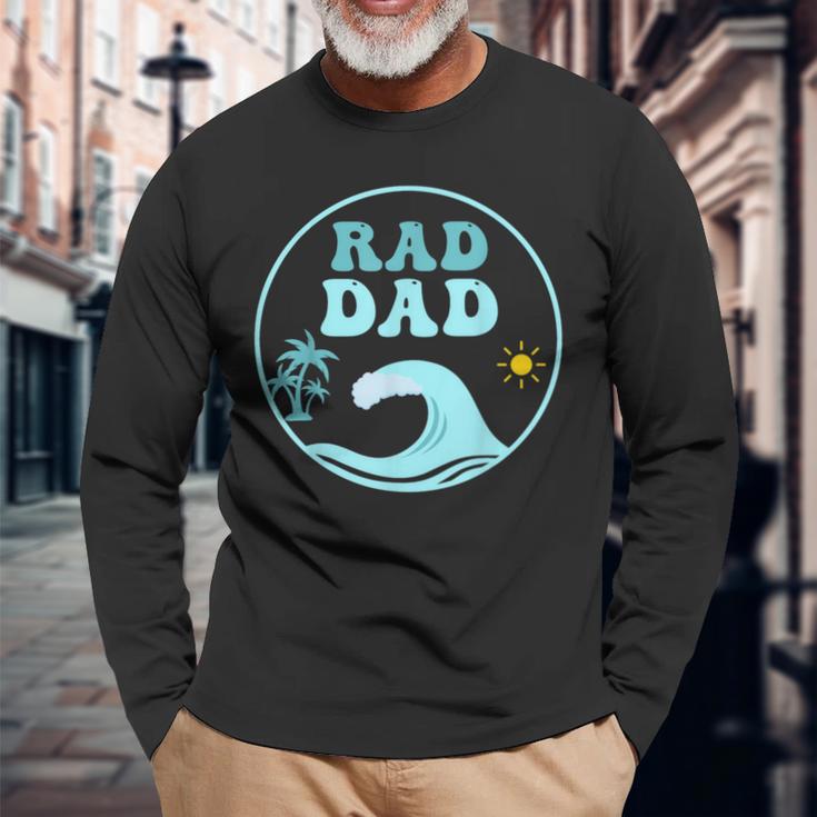 Rad Dad The Big One 1St Birthday Surf Family Matching Long Sleeve T-Shirt Gifts for Old Men