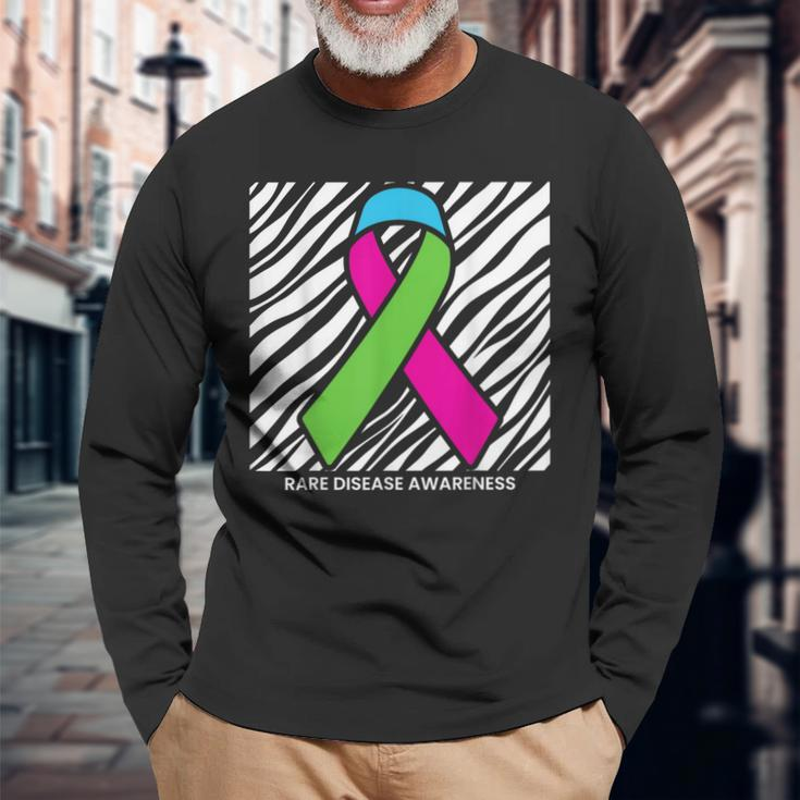 Rare Disease Awareness Rare Disease Day 2024 Long Sleeve T-Shirt Gifts for Old Men