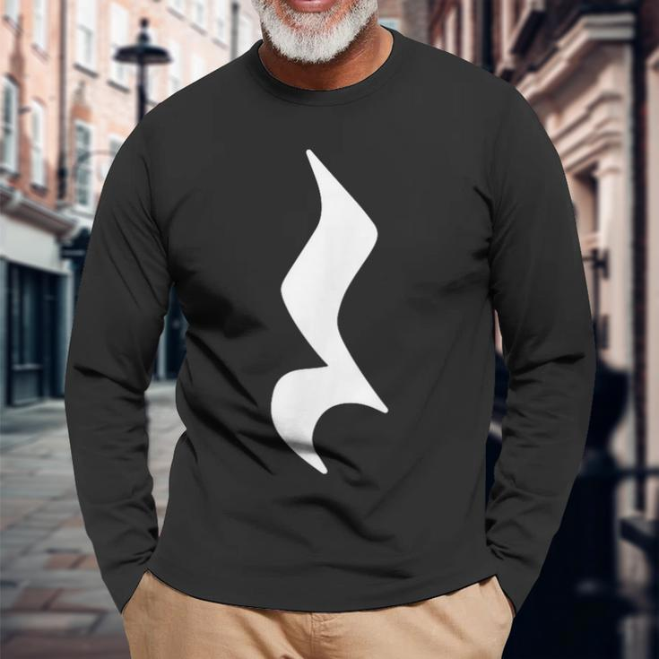 Rest Music Notation Symbol Mindfulness Peace Pause Long Sleeve T-Shirt Gifts for Old Men