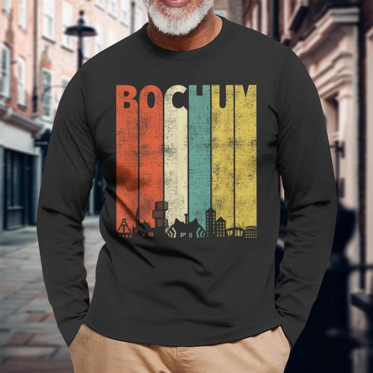 Retro Bochum Inhabitant City Bochumer Langarmshirts Geschenke für alte Männer