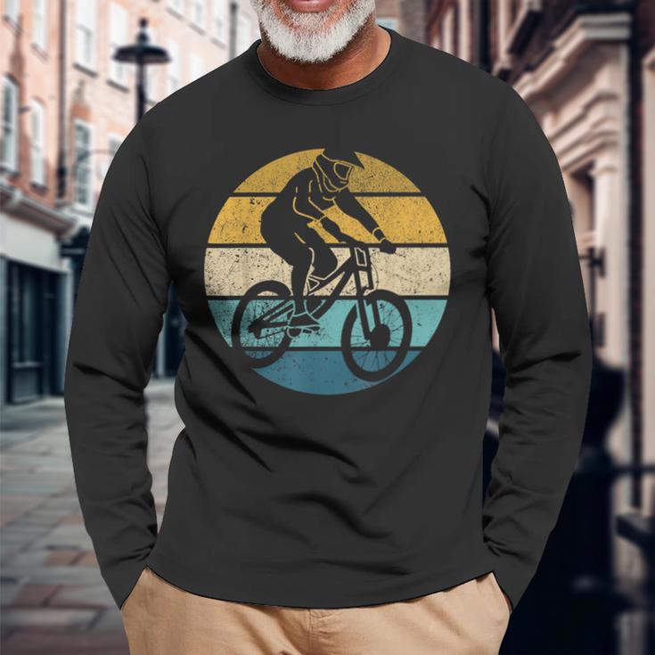 Retro Mtb Atb Biker Vintage Mountain Bike Racing Long Sleeve T-Shirt Gifts for Old Men