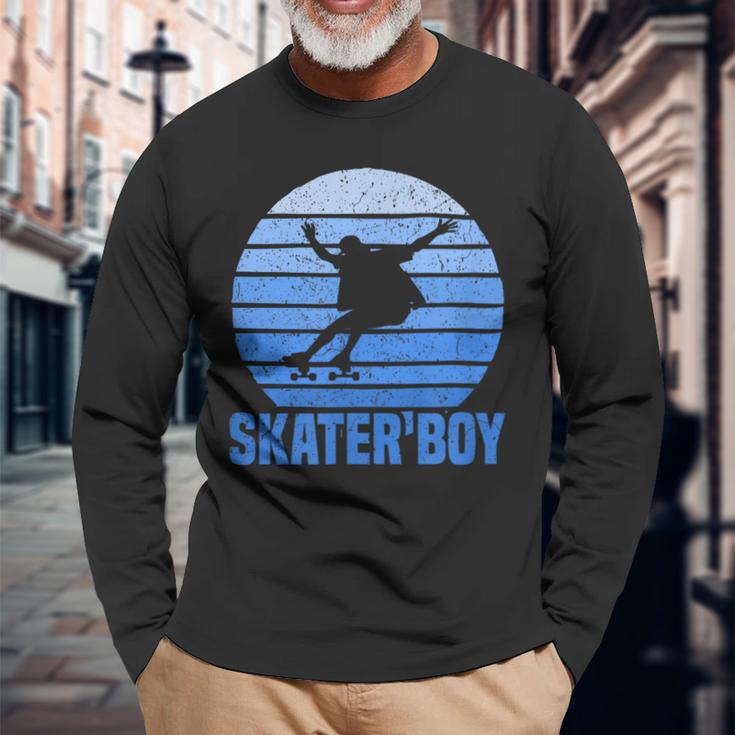 Retro Skater Boy Langarmshirts Geschenke für alte Männer