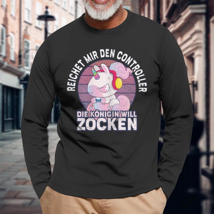 Richet Mir Den Controller Richet Mir Den Langarmshirts Geschenke für alte Männer