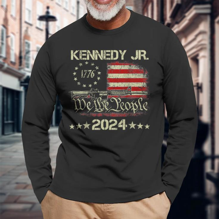 Robert F Kennedy Jr For President 2024 Long Sleeve T-Shirt Gifts for Old Men