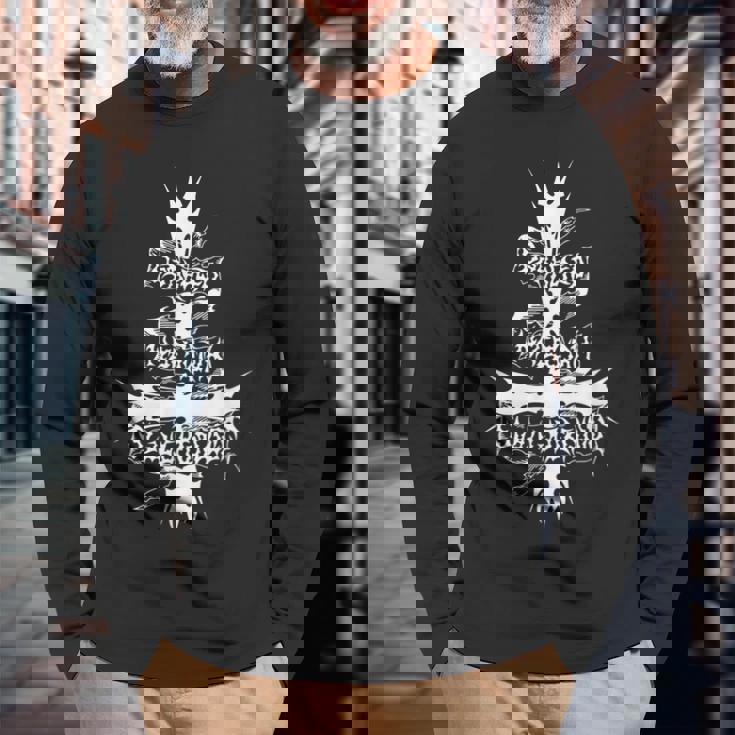 Sacrificio Nocturno Oscuro Camiseta de manga larga Regalos para ancianos