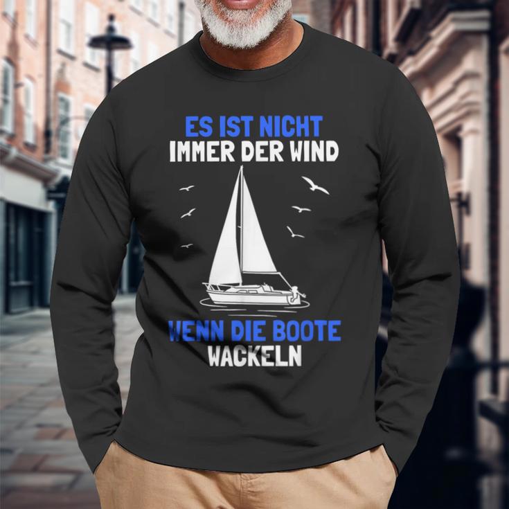 Sailor Nicht Immer der Wind Langarmshirts, Segler Spruch Geschenke für alte Männer