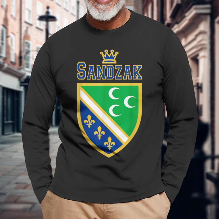 Sandzak Sandzaklija Born Langarmshirts Geschenke für alte Männer