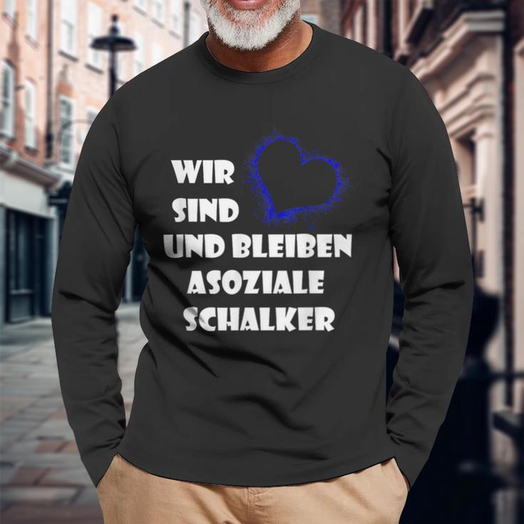 Schalke Fan Gelsenkirchen Football Ruhrpott S Langarmshirts Geschenke für alte Männer