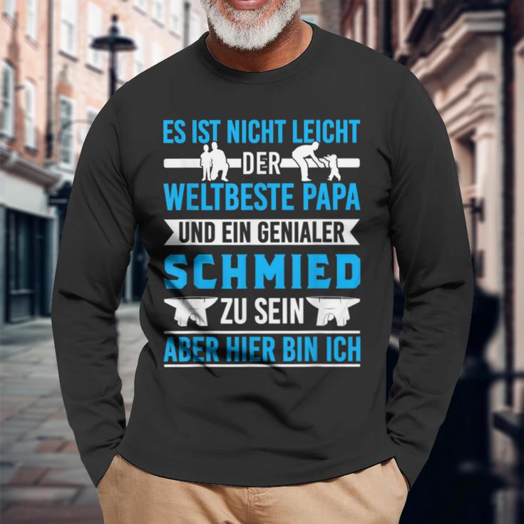 Schmied &Ater Metallbauer Papa Schmiede Langarmshirts Geschenke für alte Männer