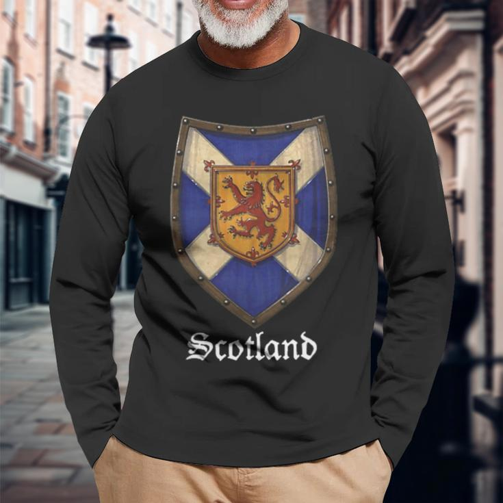 Scotland Scotland Flag Scotland Langarmshirts Geschenke für alte Männer