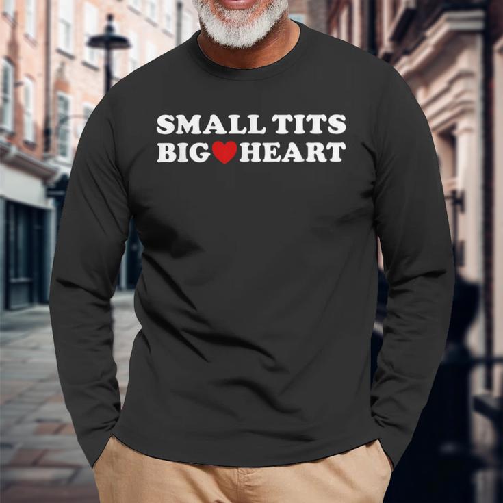 Small Tittis Big Heart Langarmshirts Geschenke für alte Männer