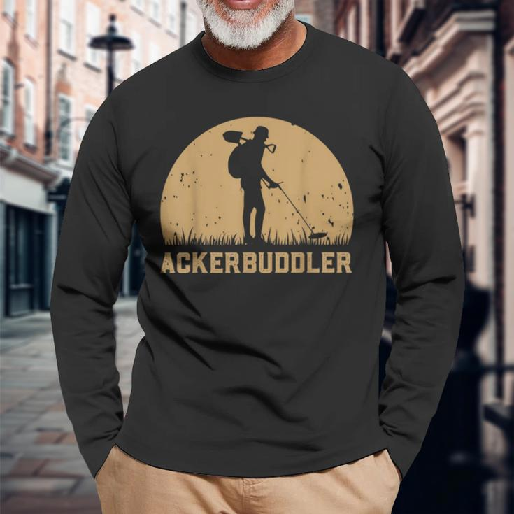 Sondelgänger Sondelgänger Sondeln Ackerbuddler Black Langarmshirts Geschenke für alte Männer