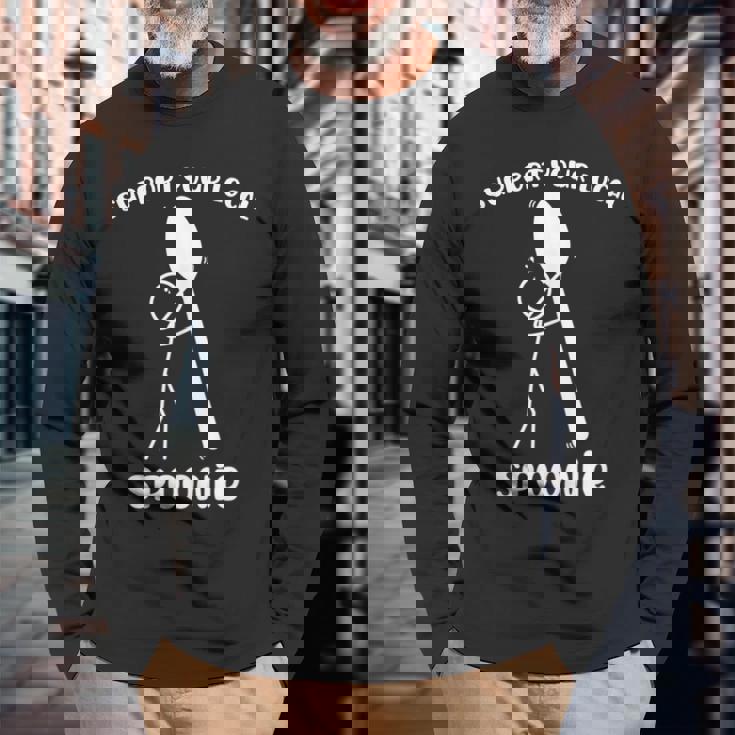 Spoonie Chronic Illness Awareness Support Your Spoonie Long Sleeve T-Shirt Gifts for Old Men