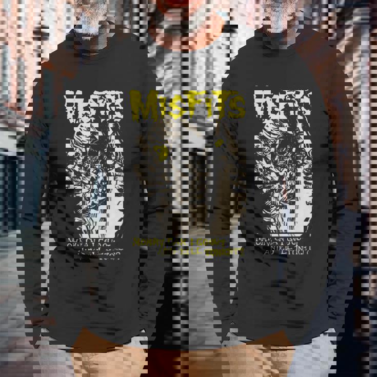 T-shirt à manches longues Misfits Mommy, Can I Go Out And Kill Tonight? Design Punk Cadeaux pour les vieillards