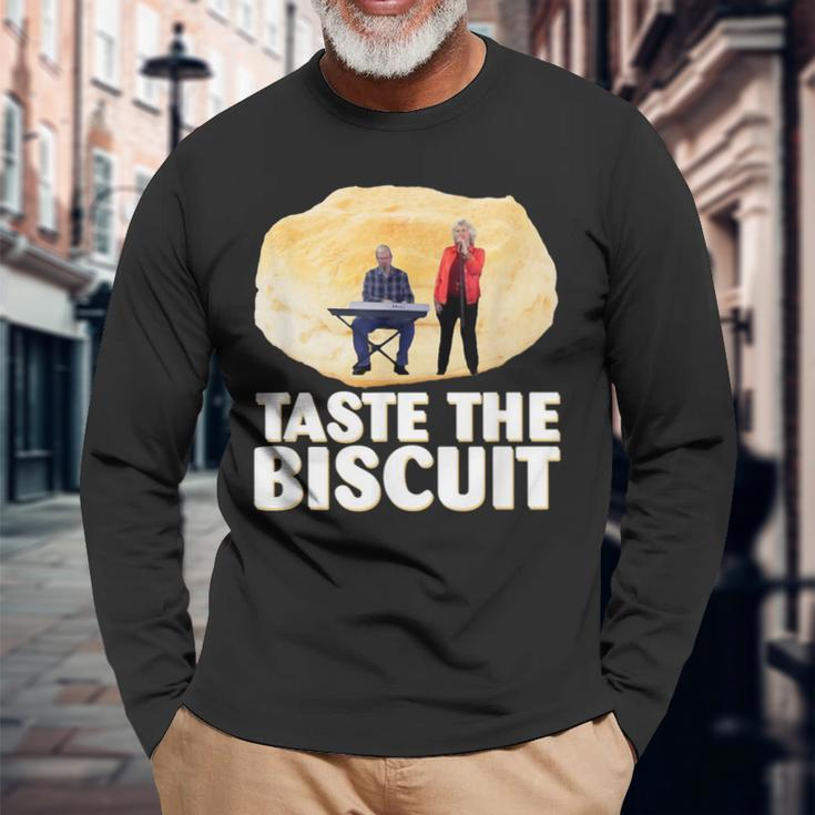 Taste The Biscuit Goodness Long Sleeve T-Shirt Gifts for Old Men