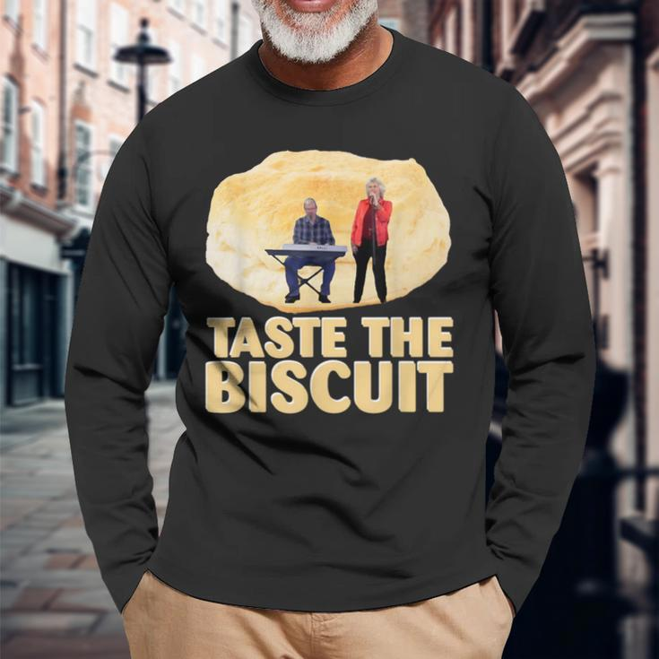 Taste The Biscuit Long Sleeve T-Shirt Gifts for Old Men