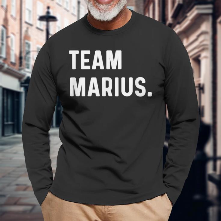 Team Marius Langarmshirts Geschenke für alte Männer