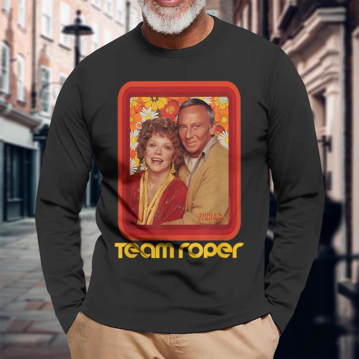 Helen Roper Group Team Roper Three's Company Stanley & Helen Roper Retro Long Sleeve T ...