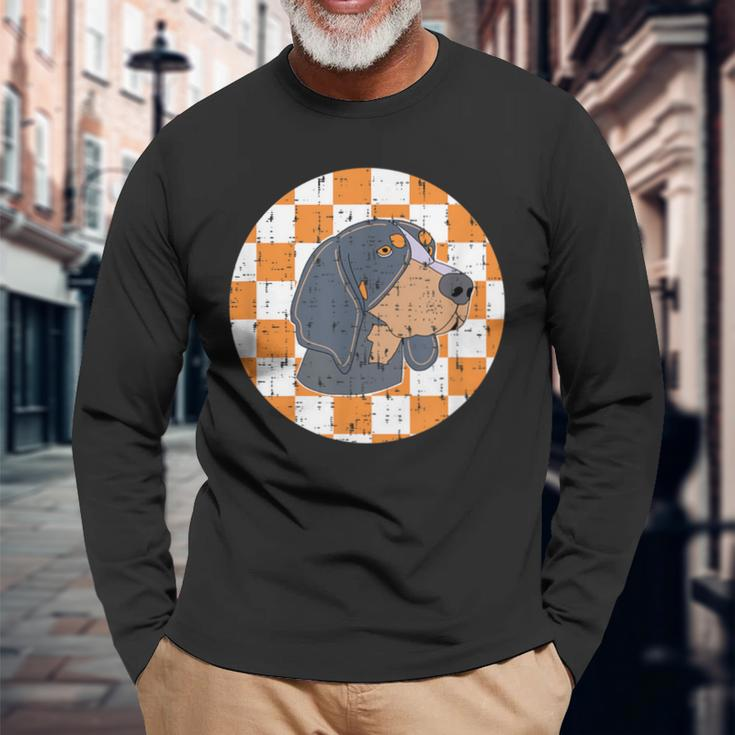 Tennessee Hound Dog Costume Tn Throwback Knoxville Long Sleeve T-Shirt Gifts for Old Men