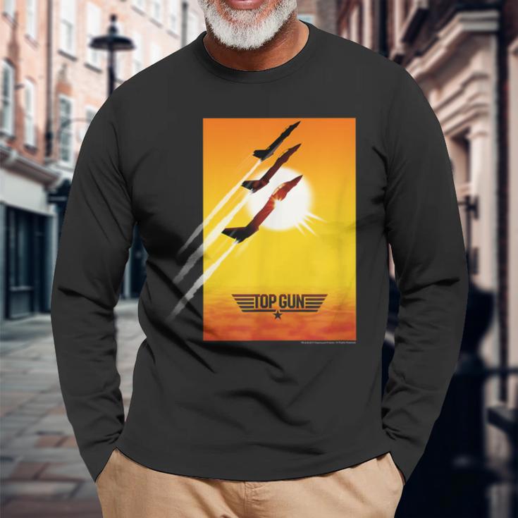 Top-Gun Poster Langarmshirts Geschenke für alte Männer