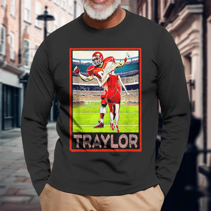 Traylor Romance Football Lovers Long Sleeve T-Shirt Gifts for Old Men